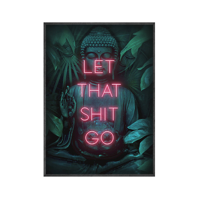 Spiritual Buddha Yoga Wall Art