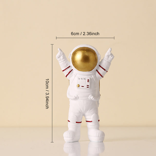Astronaut Figurine Resin Spaceman