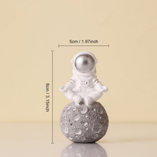 Astronaut Figurine Resin Spaceman