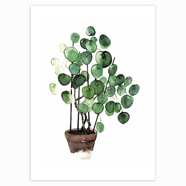 Plant/Green Leaves Wall Art