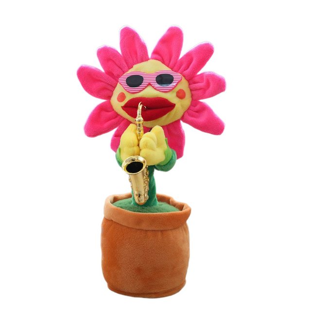 Electric Sunflower Stuffed Plush Doll 80 Songs