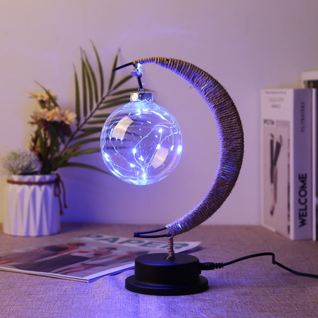 LED Moon Takraw Lamp