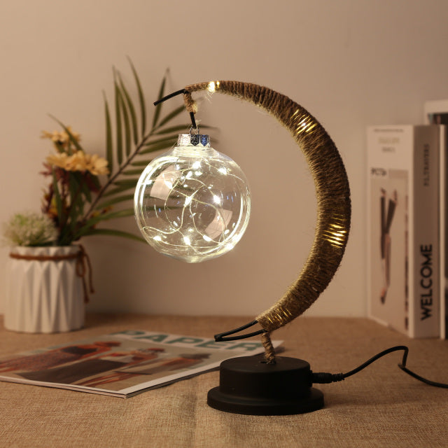 LED Moon Takraw Lamp