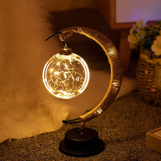 LED Moon Takraw Lamp