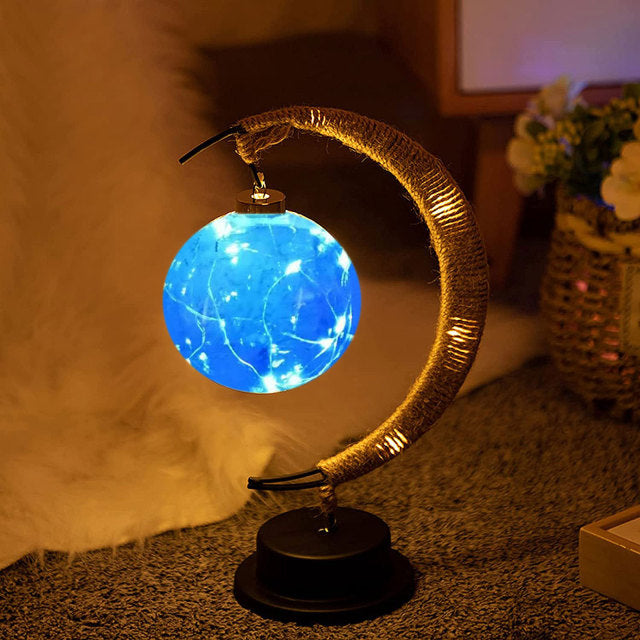 LED Moon Takraw Lamp