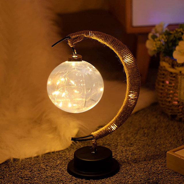 LED Moon Takraw Lamp