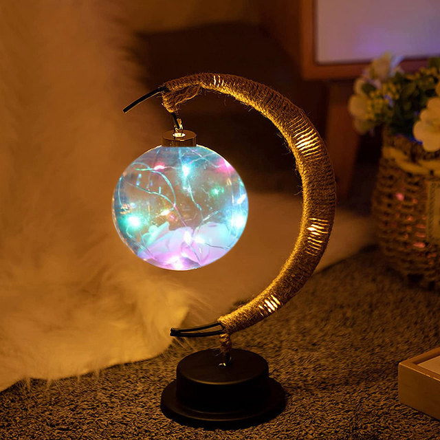 LED Moon Takraw Lamp