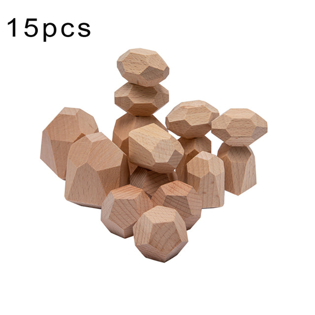 Balancing Building Rainbow Blocks