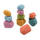 Balancing Building Rainbow Blocks